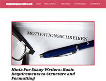 Tablet Screenshot of englishlanguagecentre.com
